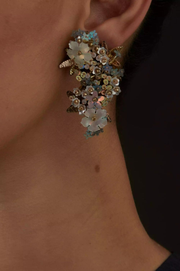 Quartz Ripple Earring