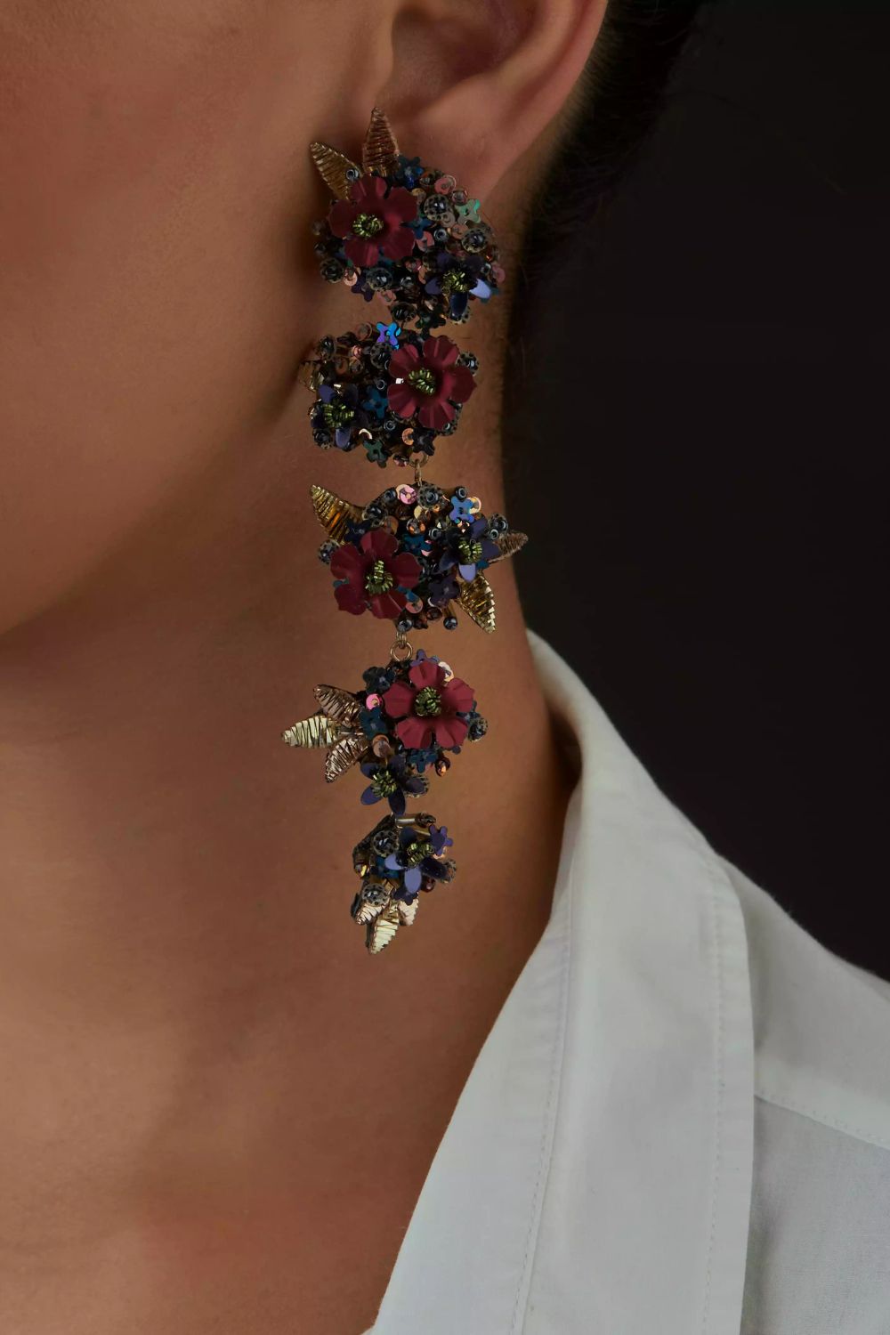 Quartz Cascade Earring