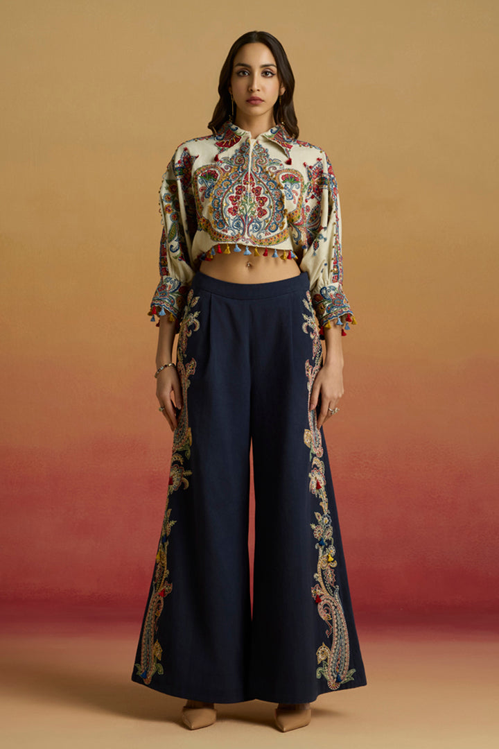 Ivory Kimono Bolero Jacket