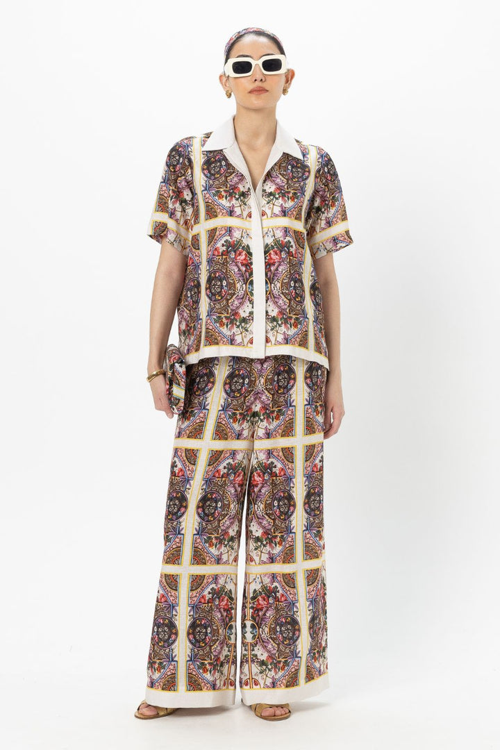 Rococo- White Co-ord Set