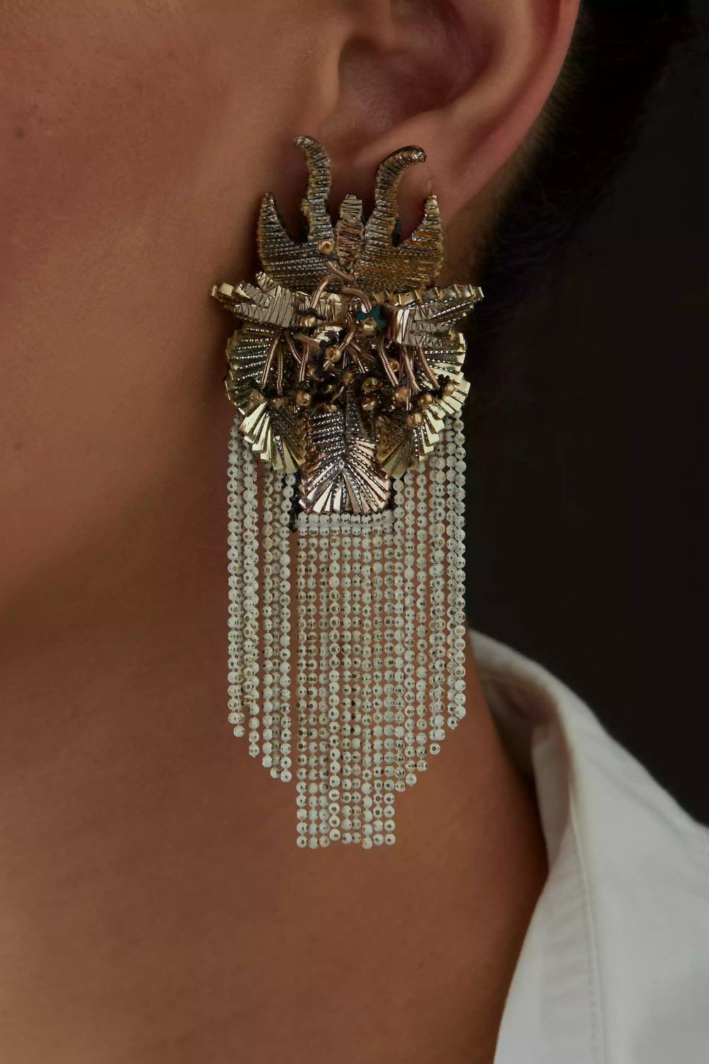 Orchid Shimmy Earring