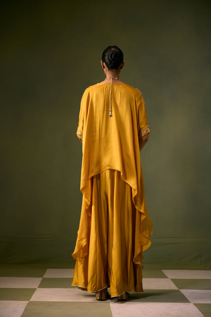 Cove Antifit Asymmetric Top with Flared Pants