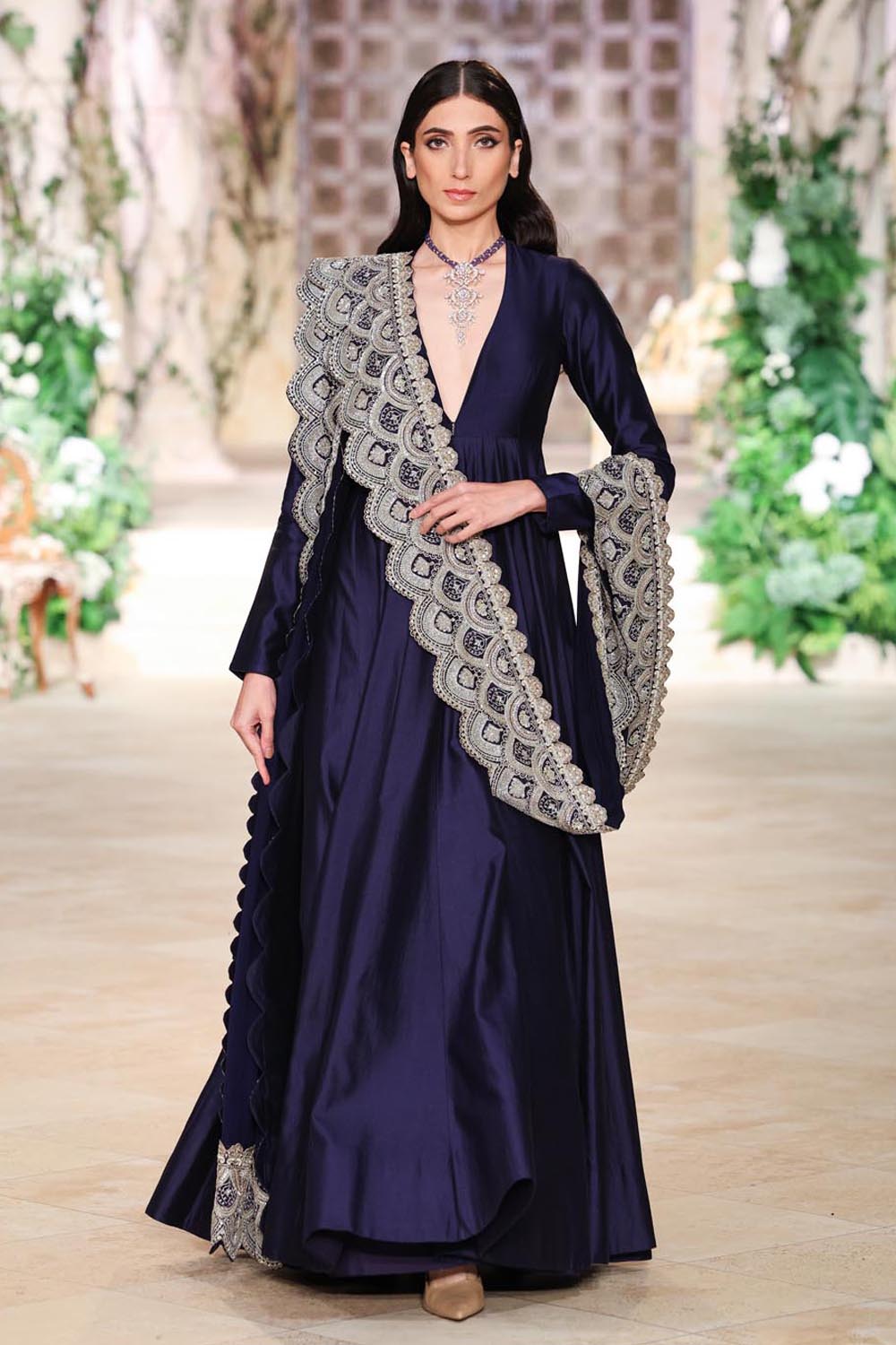 Leher Anarkali Saree