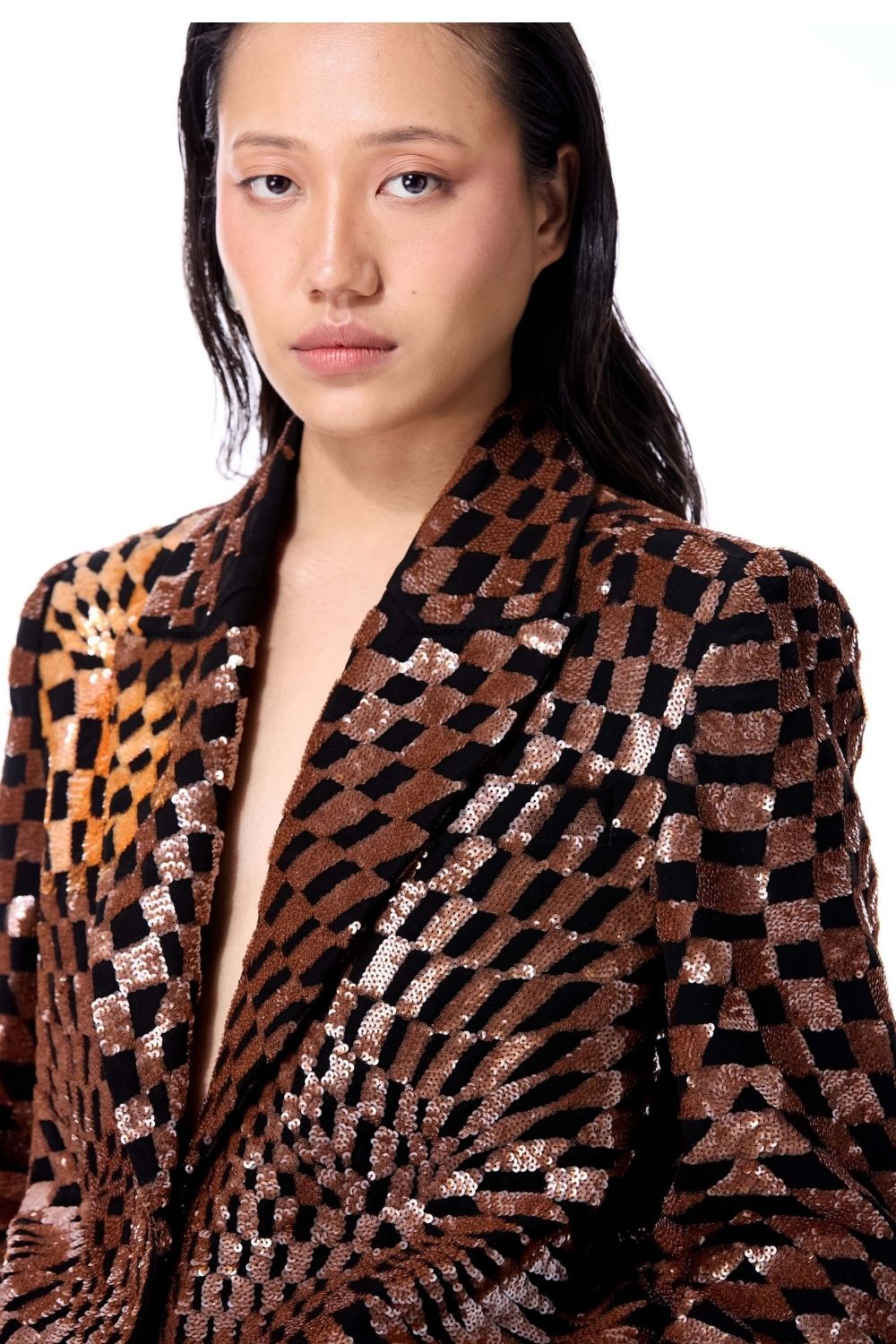 Warped Matter Embellished Blazer