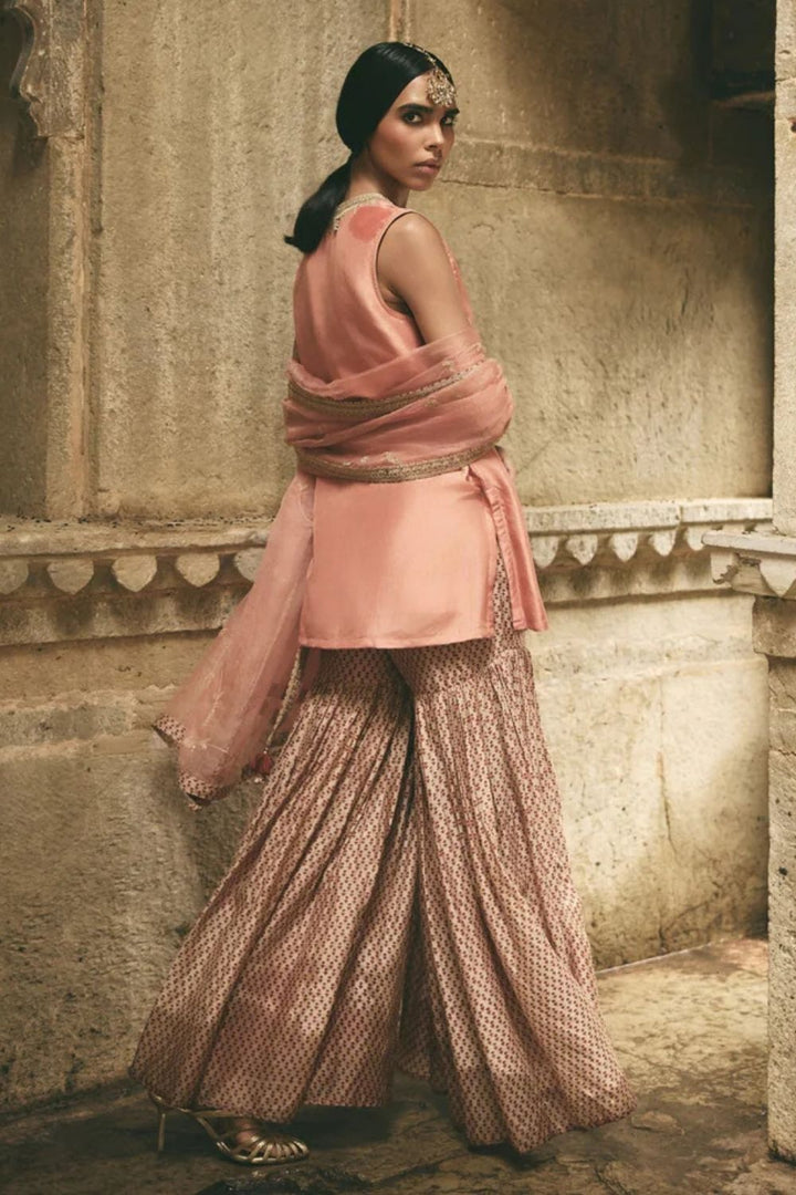 Rose Jaipur Sharara Set