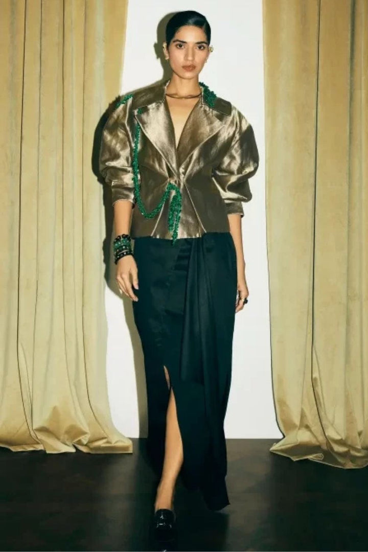 “Daphne” Jacket with “Raffelle” Skirt