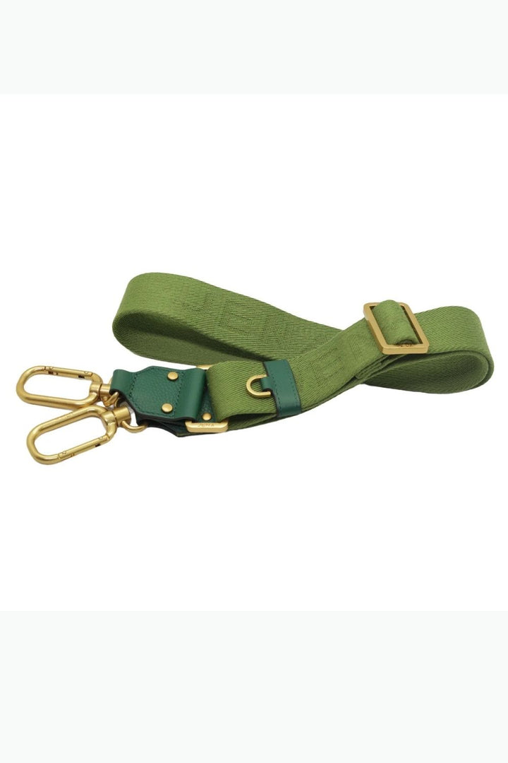 X Forest Green Studded Shoulder Bag