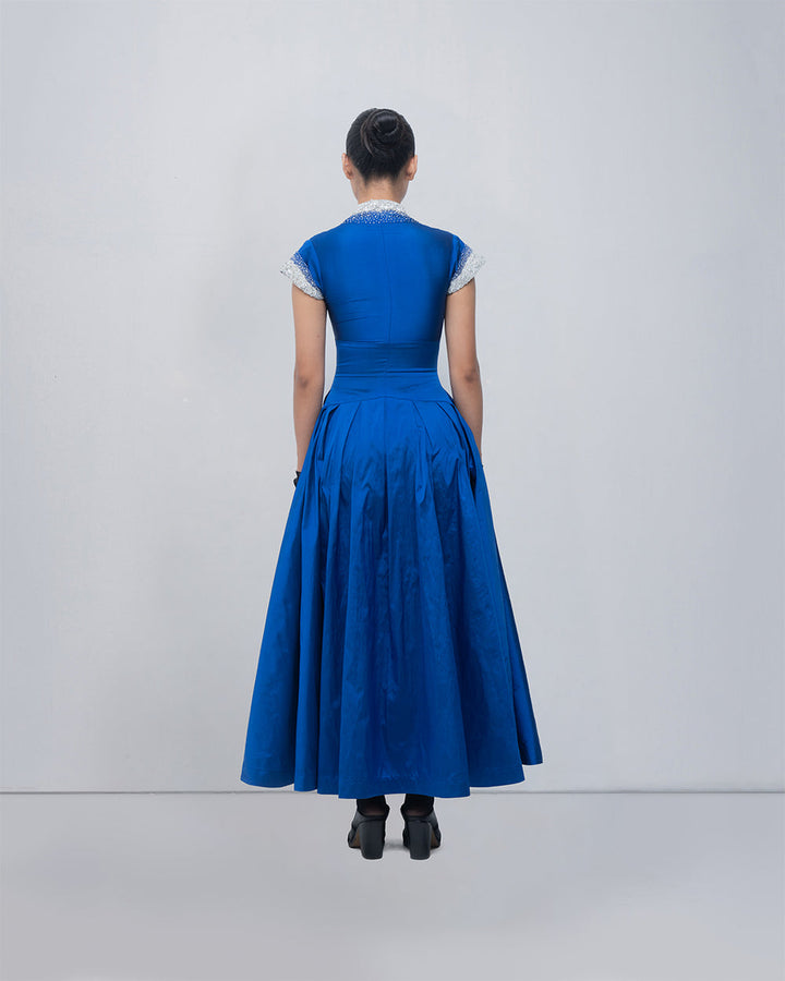 Margarite Dress - Electric blue