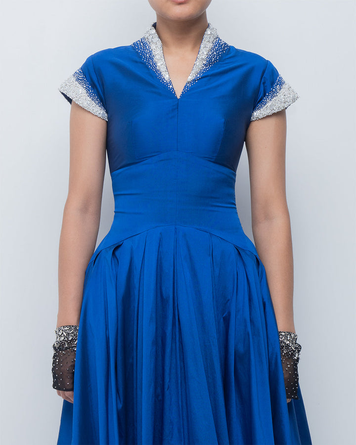 Margarite Dress - Electric blue