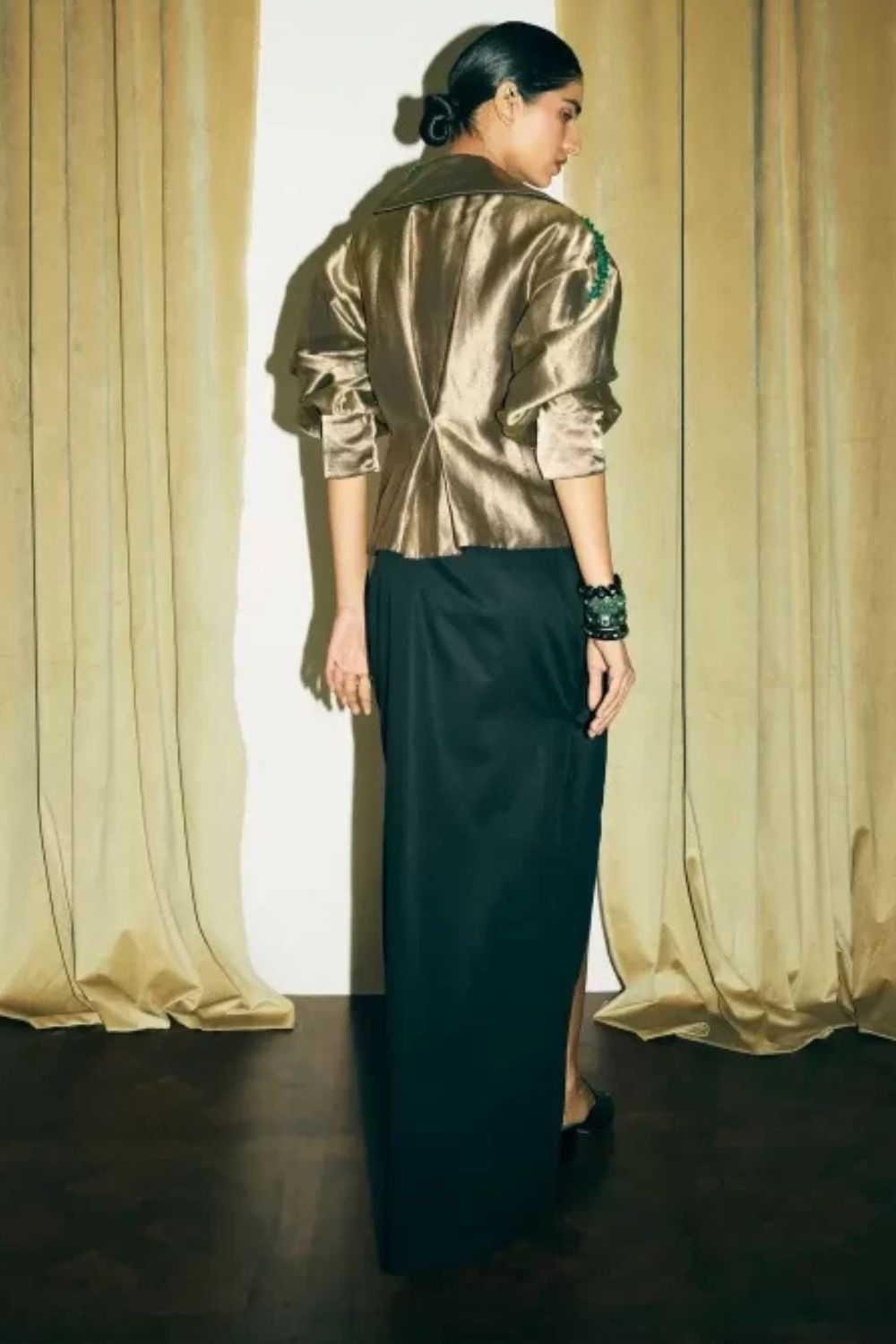 “Daphne” Jacket with “Raffelle” Skirt