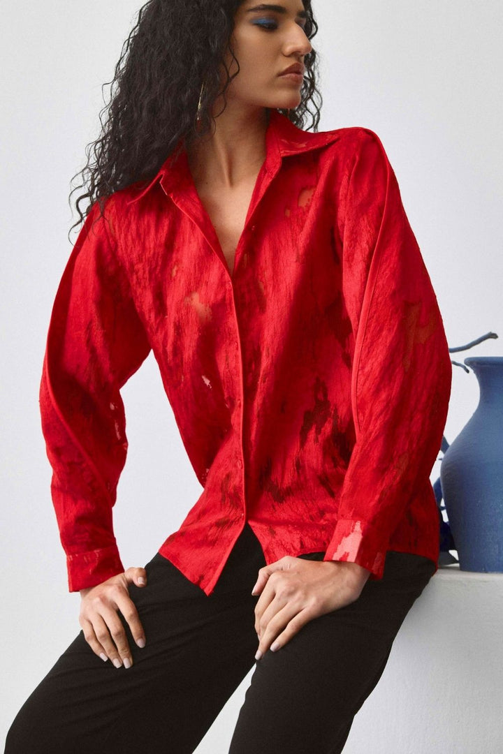 Echo Rouge Tiered Shirt
