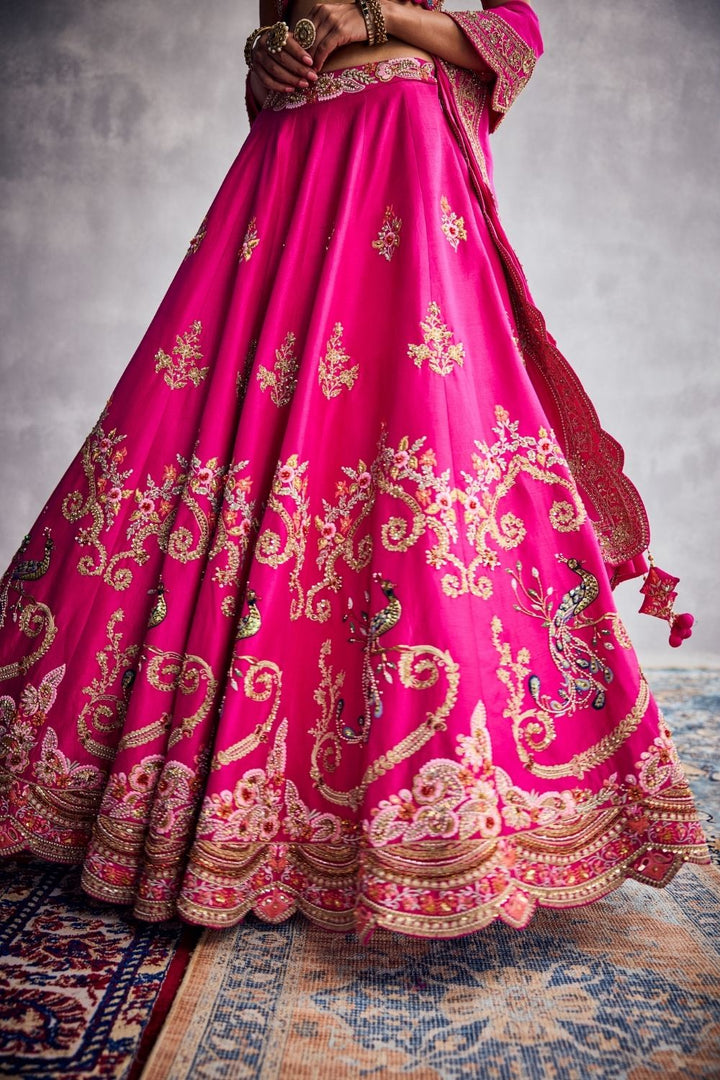 Fuchsia Pink Lehenga Set