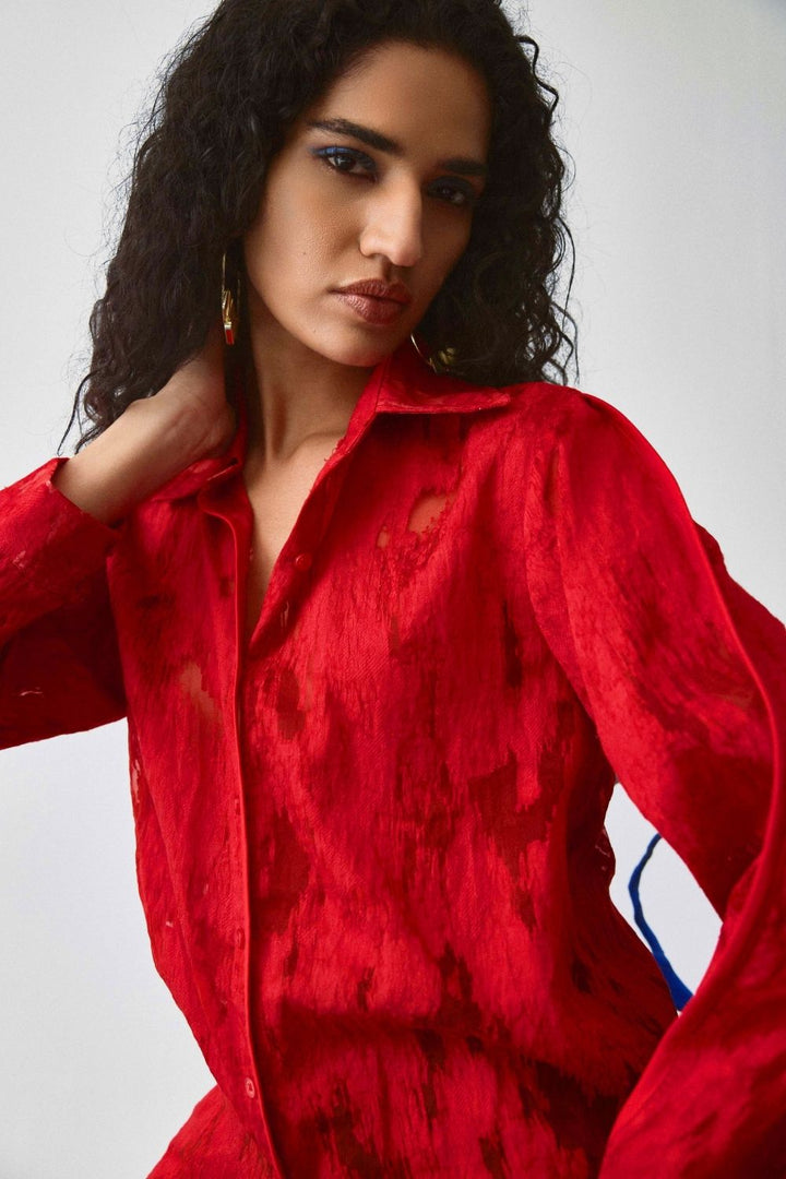 Echo Rouge Tiered Shirt