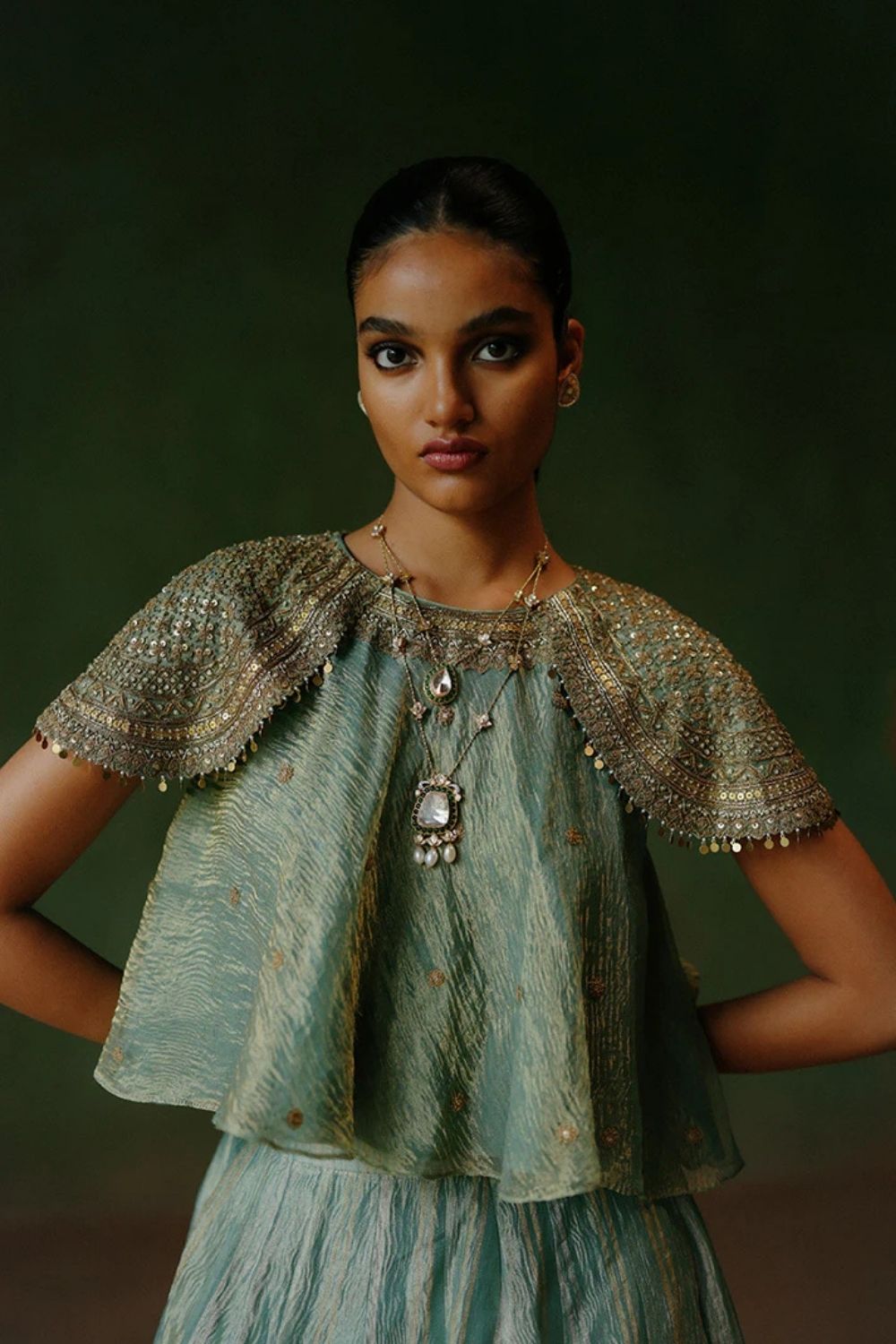 Raqs Lehenga Set