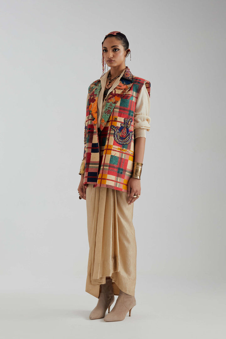 Noori Double Breasted Vest