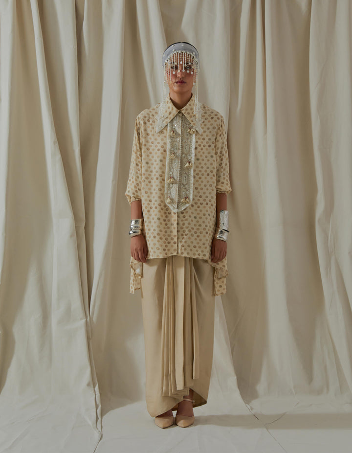 Atri Straight Shirt Set