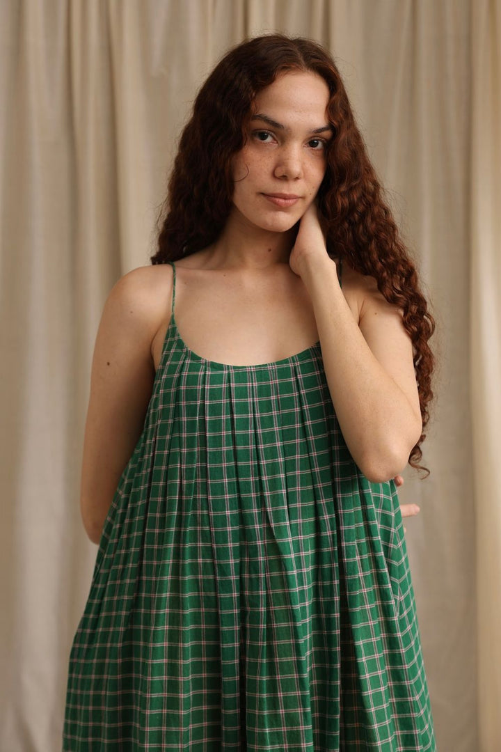 Kyra - Green Checks