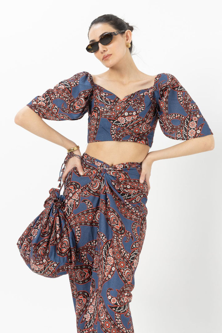 Deniz Tulip Skirt Set