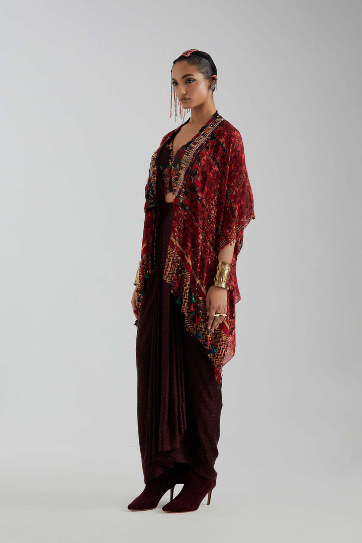 Veni Dupatta Jacket Set