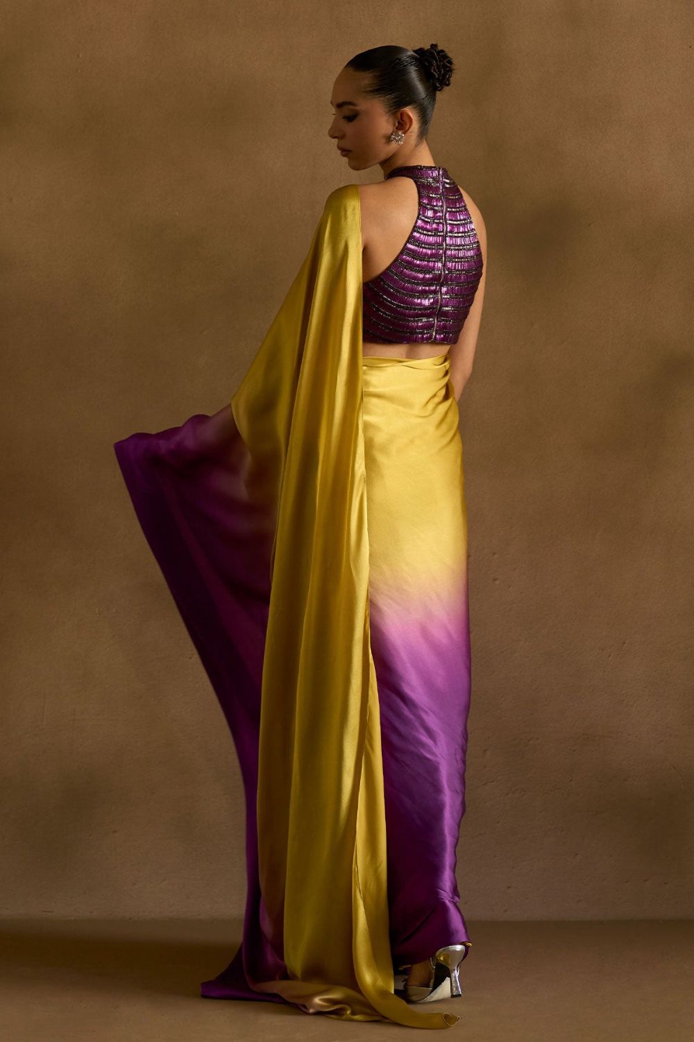 Plum Amber Drape