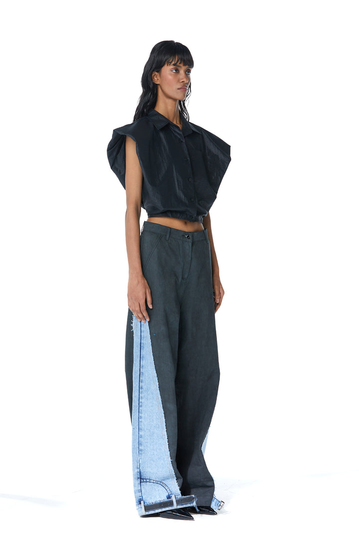 ‘HALCYON’ Draped Shirt