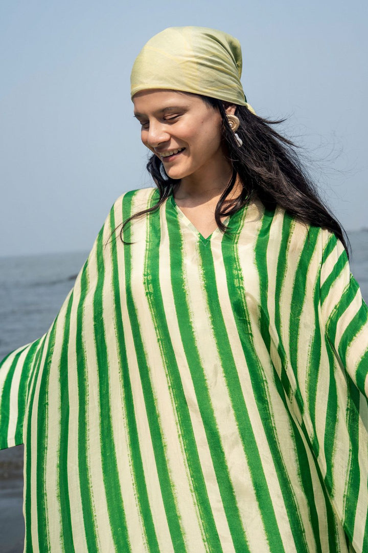 Angela Stripe Kaftan