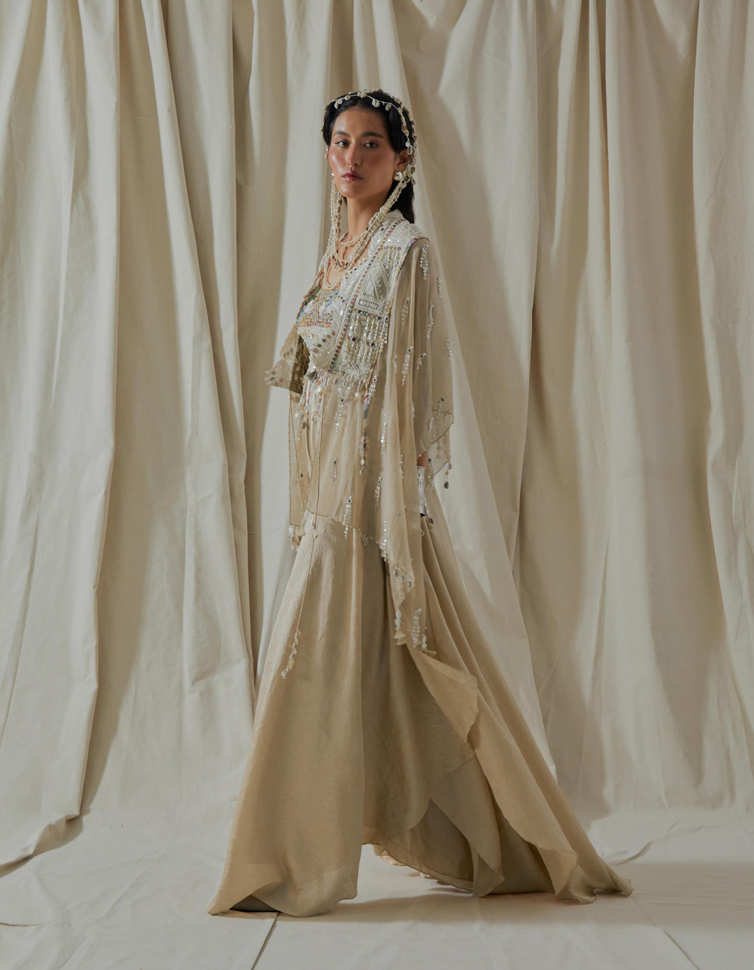 Veni Dupatta Jacket Set
