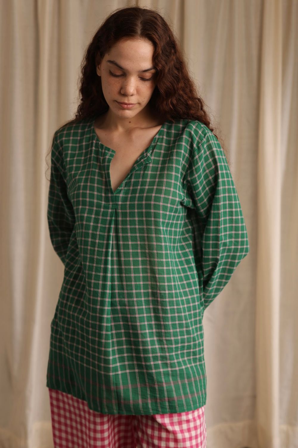 Maya - Green Checks