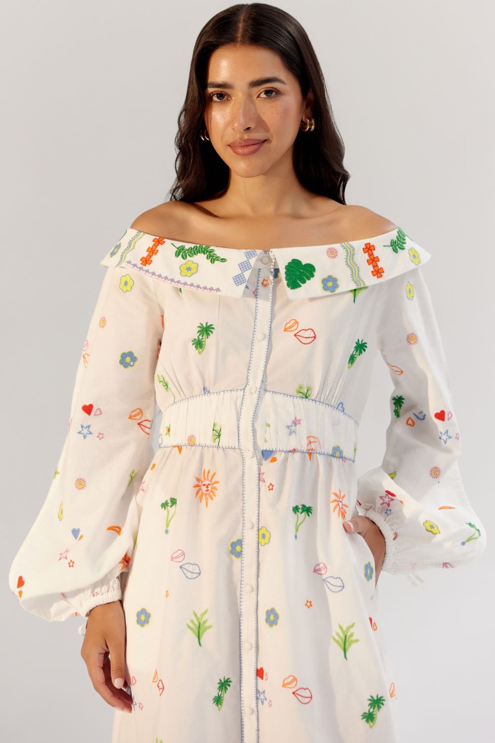 Sage Midi - White