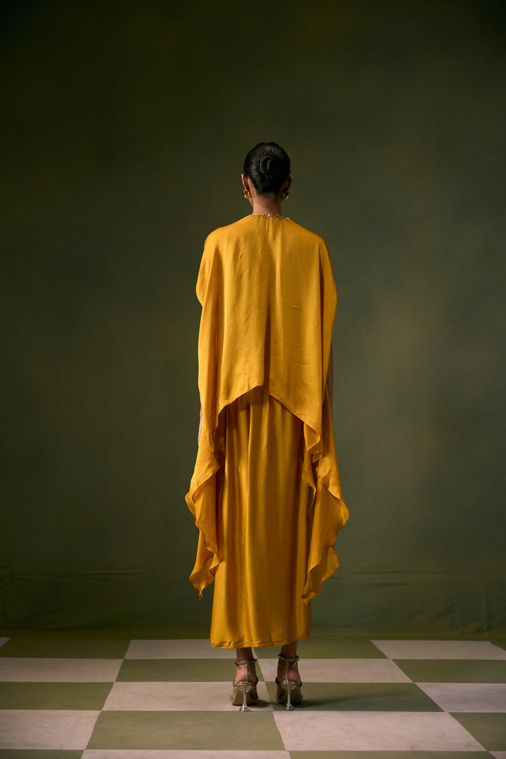 Cove Antifit Asymmetric Top with Wrap Skirt