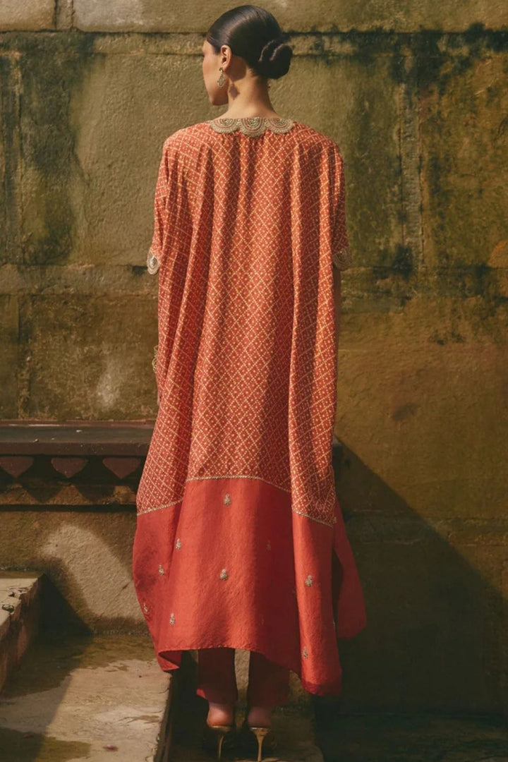 Printed Kaftan Set