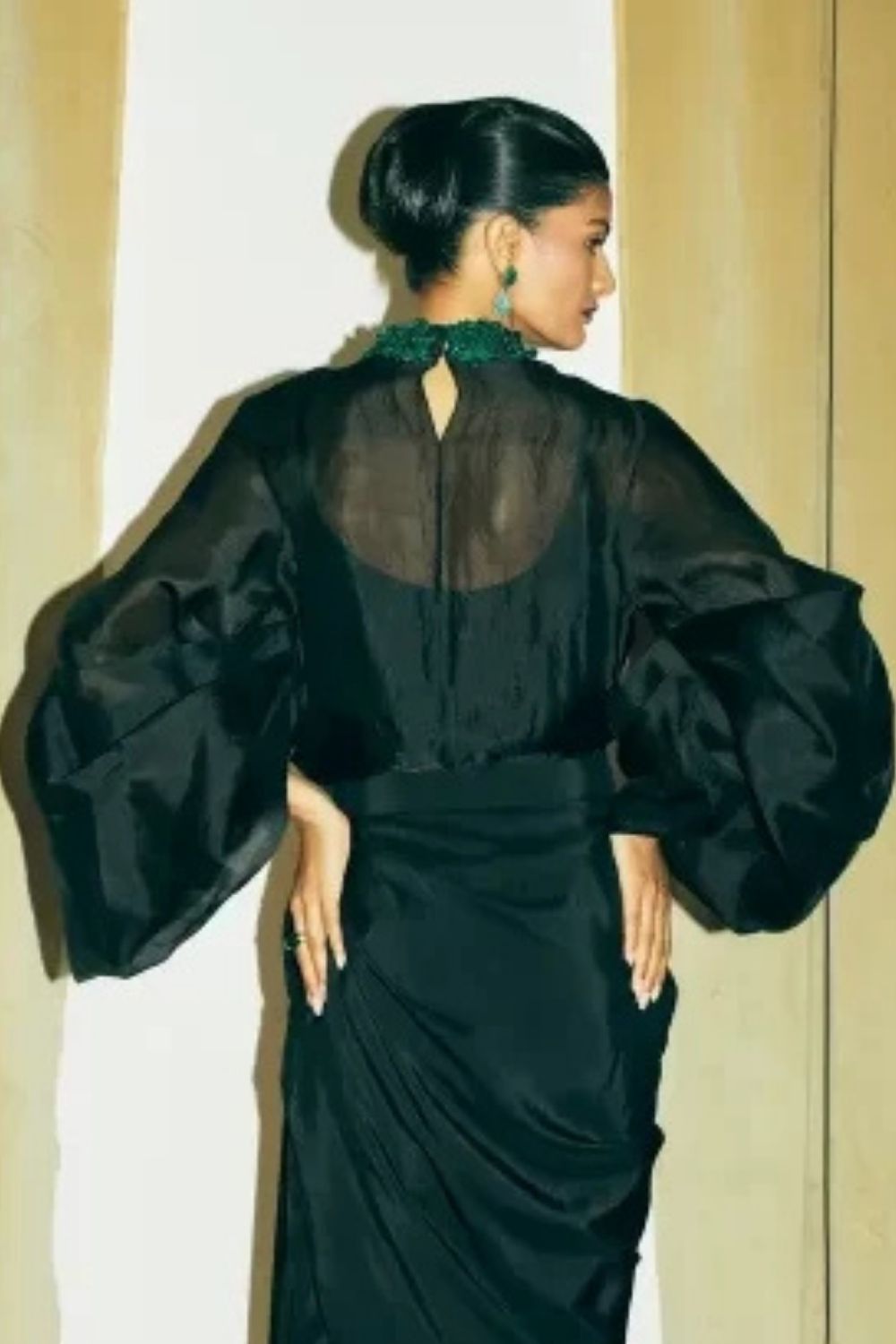 “Colette Choker” Shirt with Slip