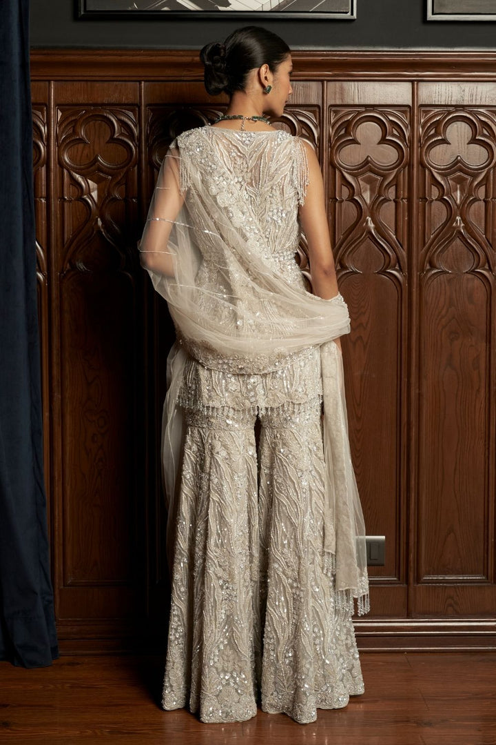 Grey Sharara Set