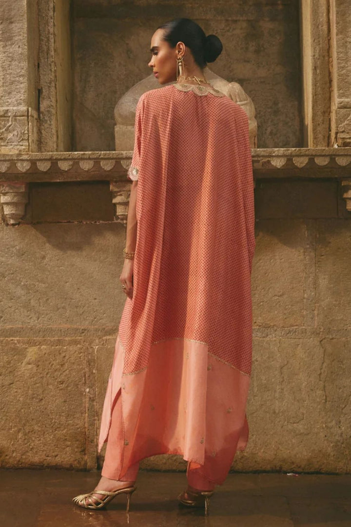Rose Jaipur Kaftan Set
