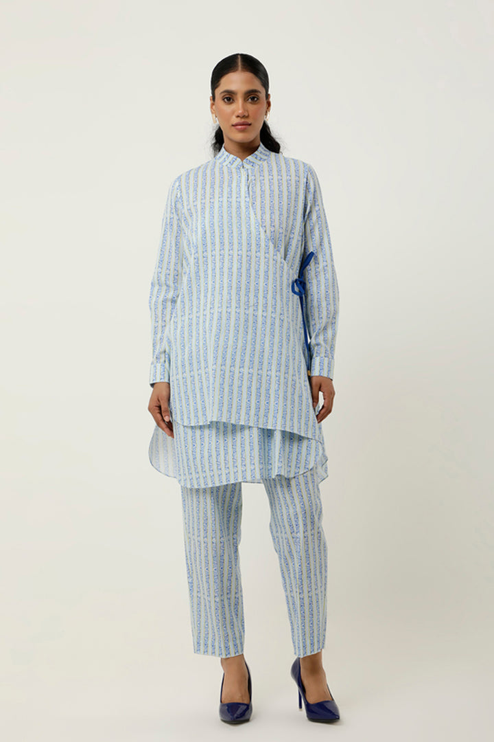 Ice Blue Kurta Set