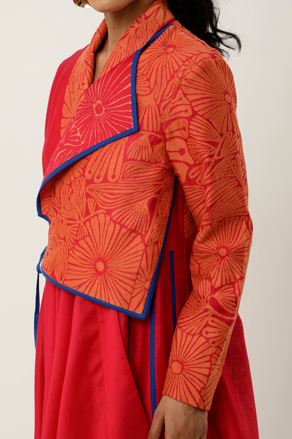 Pink & Orange Kurta Set