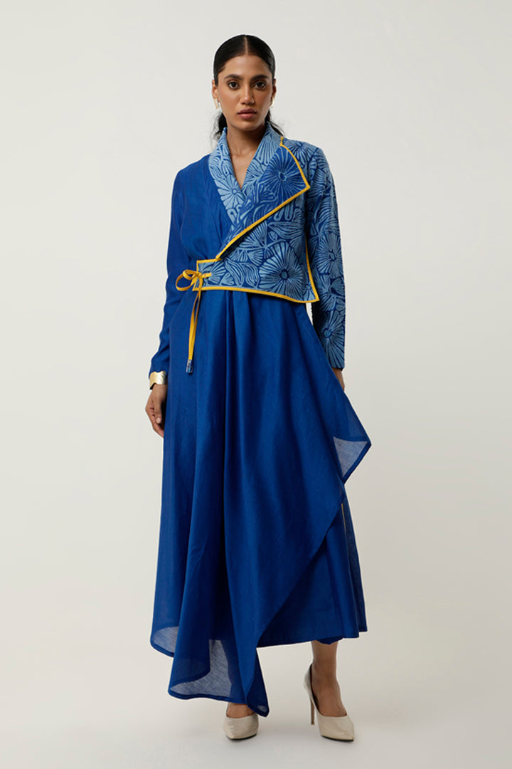 Cobalt & Light Blue Kurta Set