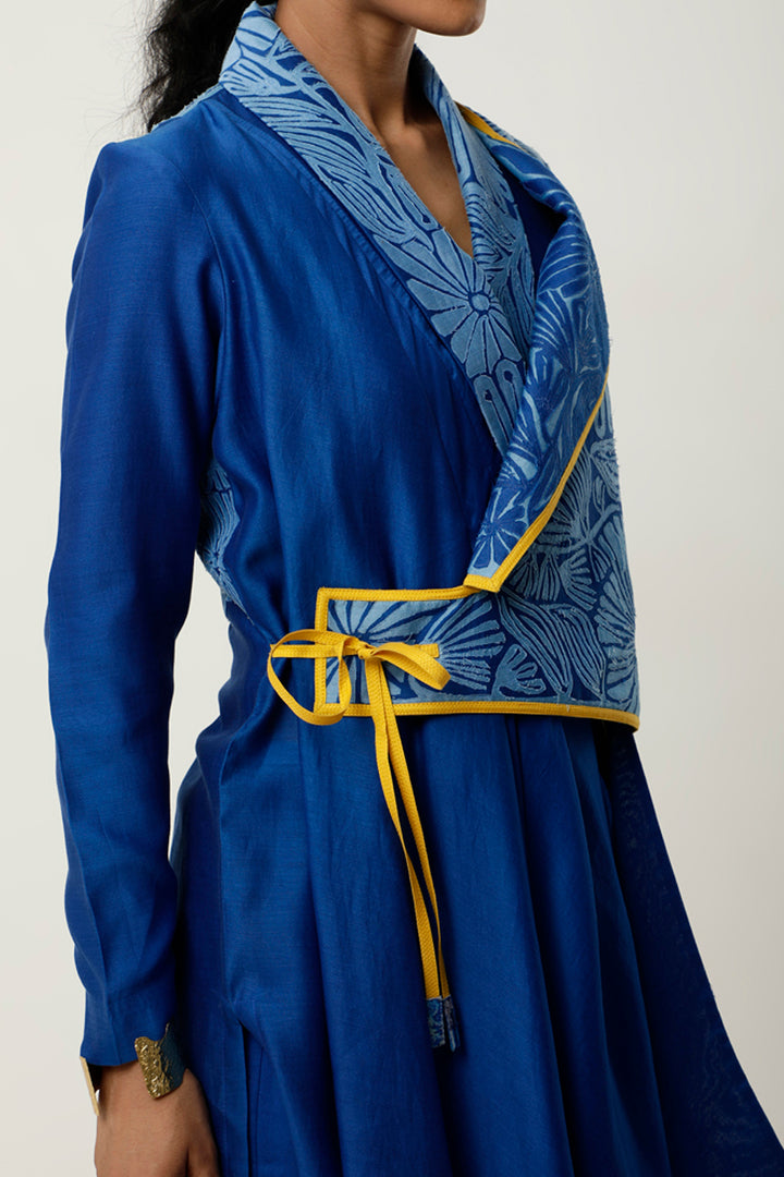 Cobalt & Light Blue Kurta Set