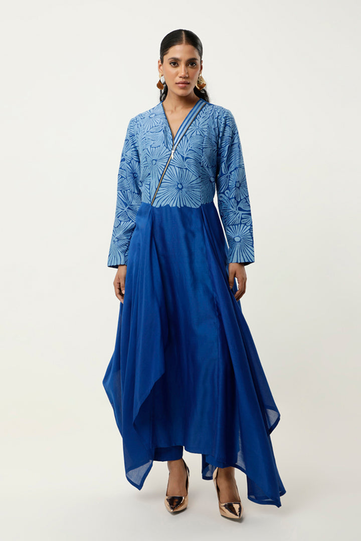 Cobalt & Indigo Kurta Set