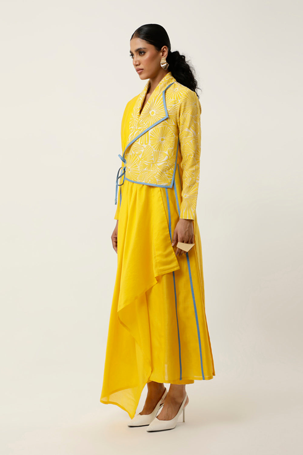 Yellow & Ivory Kurta Set