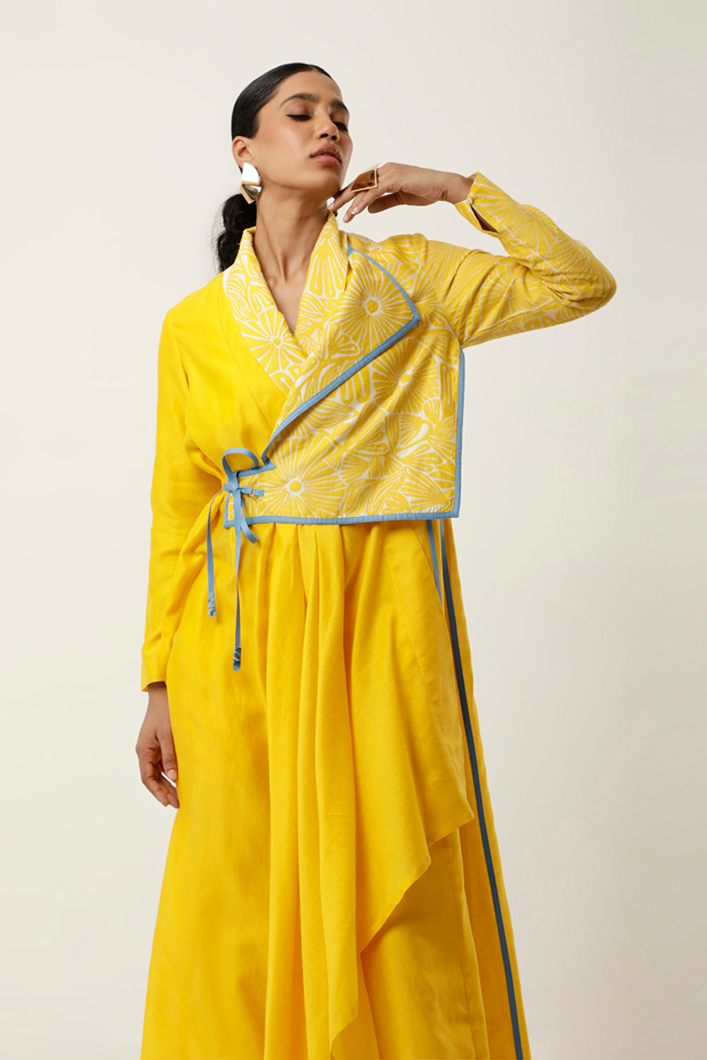 Yellow & Ivory Kurta Set