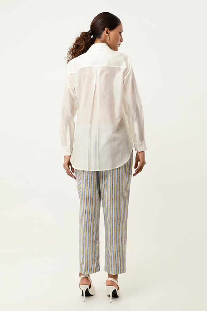 Ivory Shirt & Pants Set