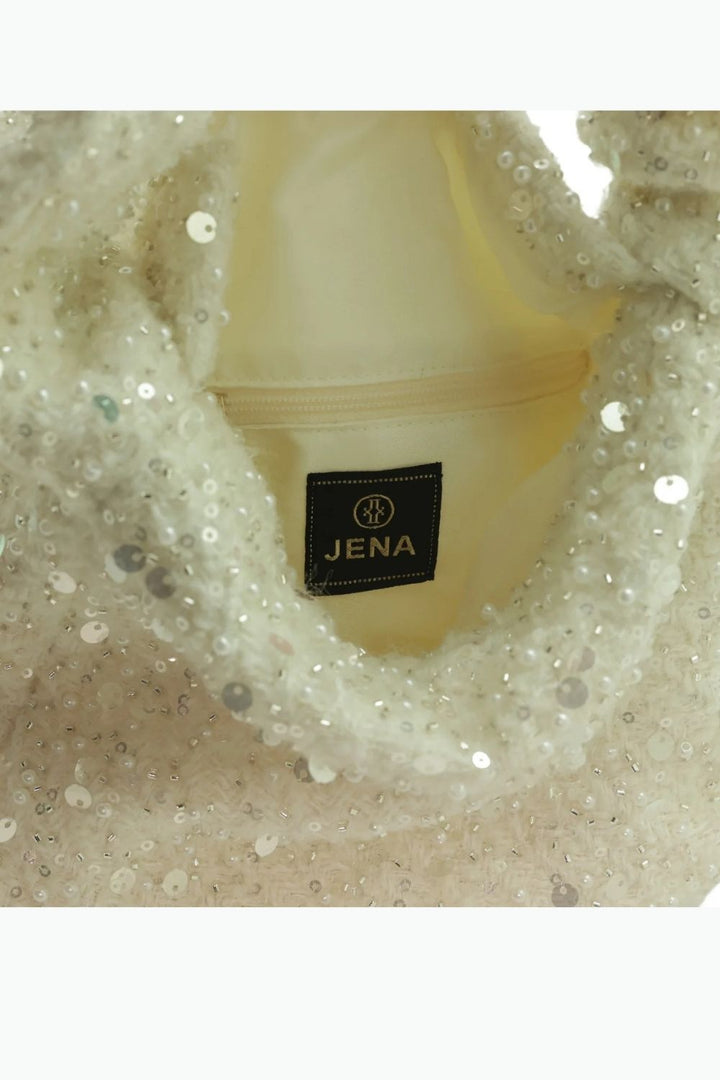 White & Pearl Celest Cloud Bag