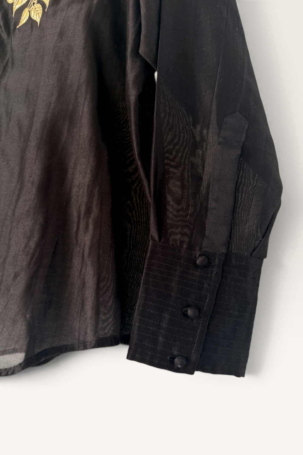 Black Botanica Gotapatti shirt