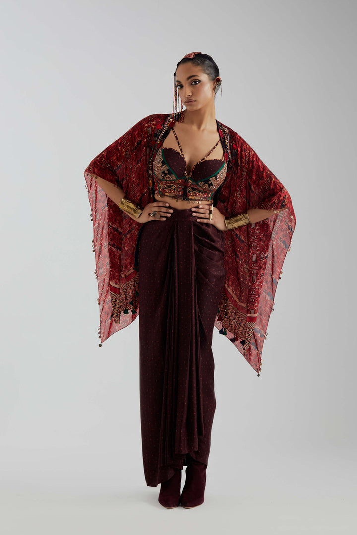 Veni Dupatta Jacket Set