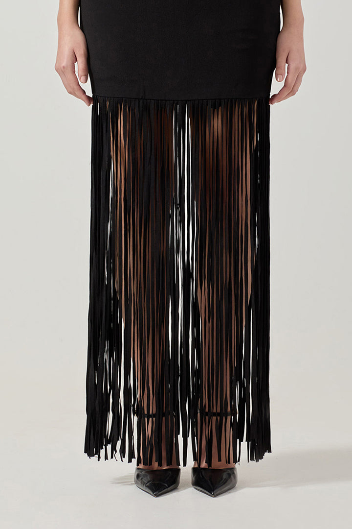 Eve Shirt & Fringe Skirt Set