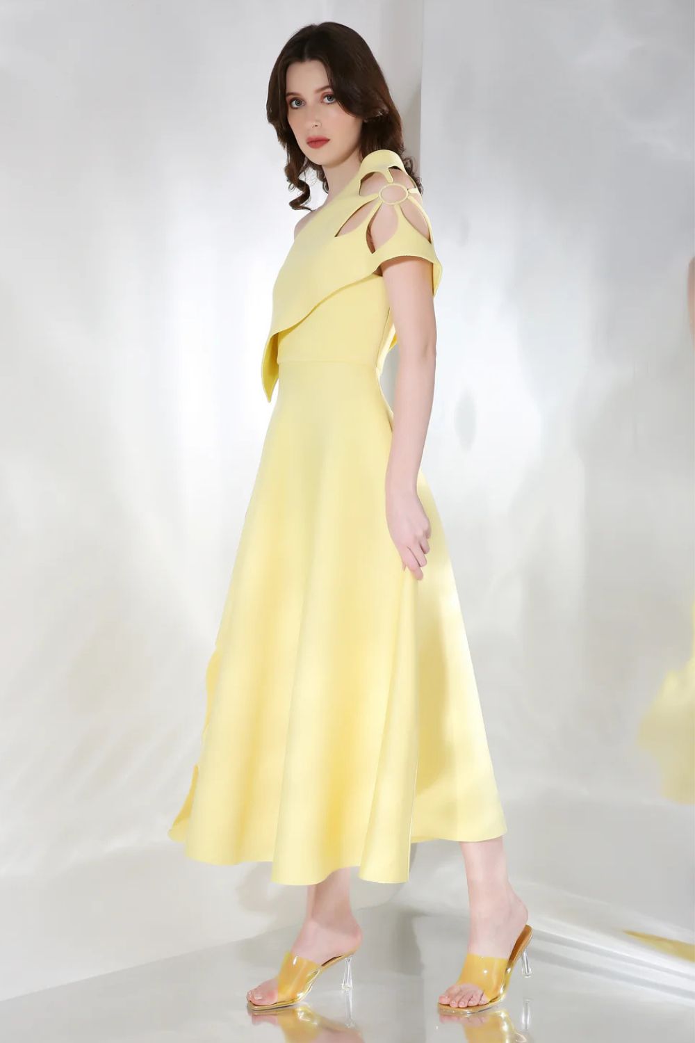 Daffodil Strapless Dress & Wrap Set