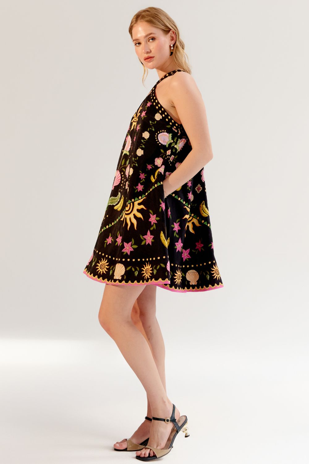 Aida Mini - Seashell (Black)