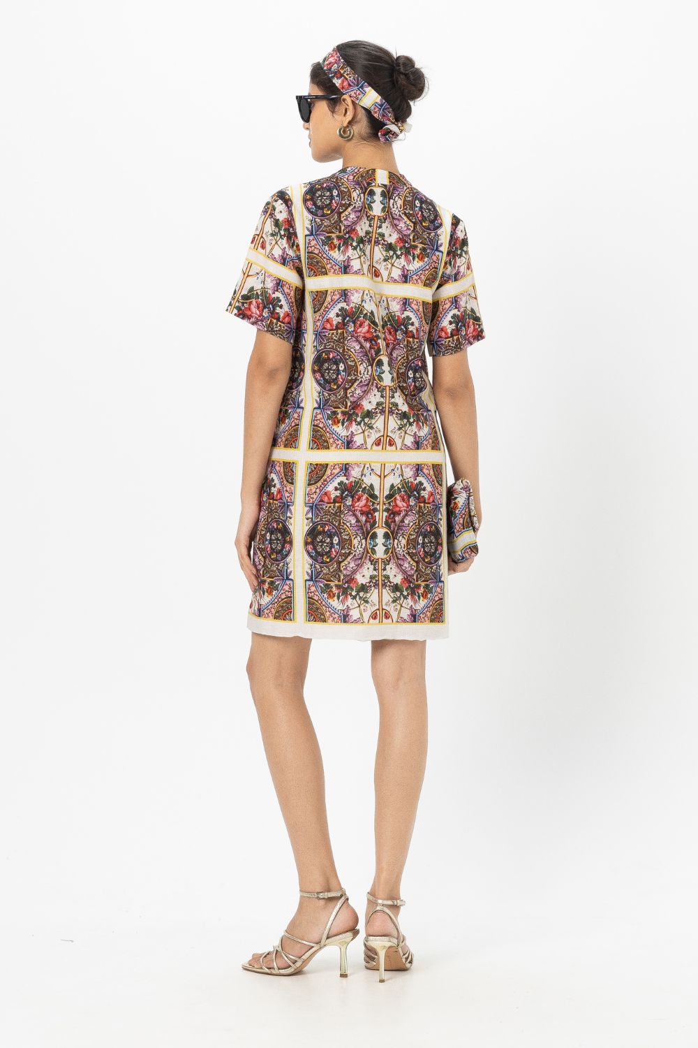 Rococo-White Shift Dress