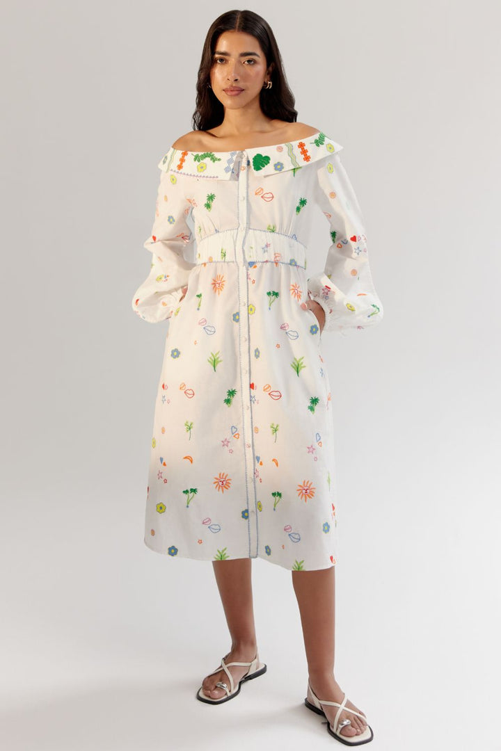 Sage Midi - White